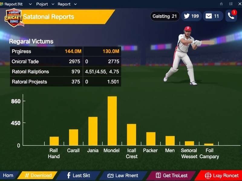 Kanpur Cricket King gameplay screenshot